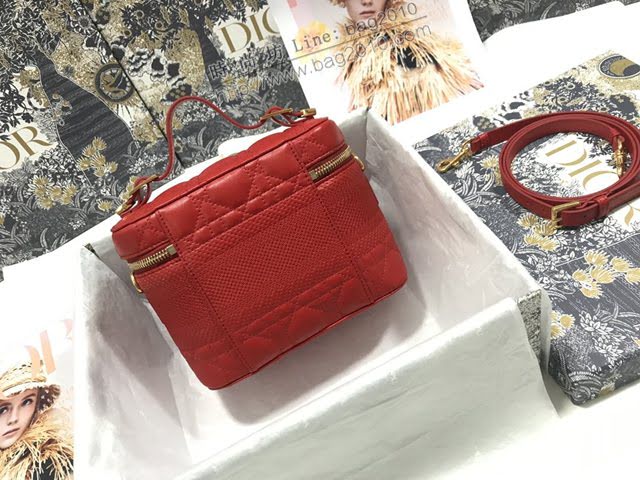 Dior女包 迪奧Travel菱格紋化妝包洗漱包 Dior手提肩背斜挎包  dfk1693